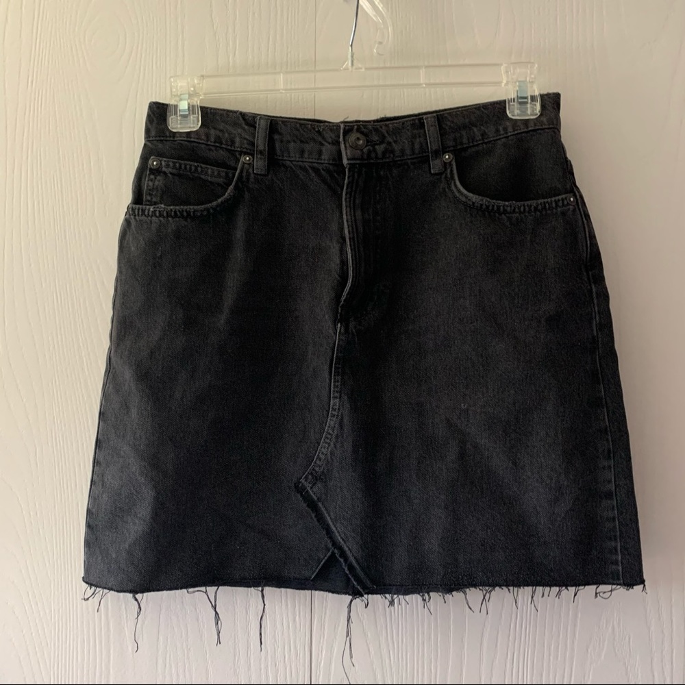 Free People Jean Skirt